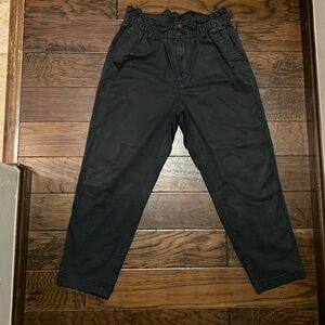 High-rise taper leg jeans